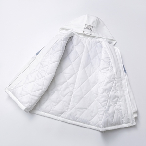 立体白底连帽大码M-5XL棉服聚酯纤维外套男MY7786P60控98图片