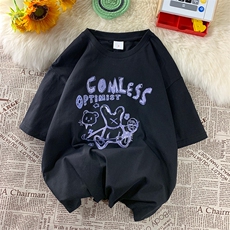 暖光平铺纯棉圆领印花T恤短袖五分半袖夏季打底衫T6028-P25控38，男装T恤，星座216(原A116)