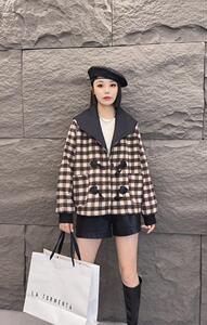 秋冬格子新款,其它,与跃