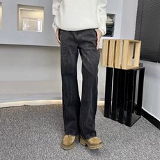 直筒大码牛仔裤男美式高街宽松阔腿长裤百搭拖地裤513ACK2346P42，男装牛仔裤，星座513A