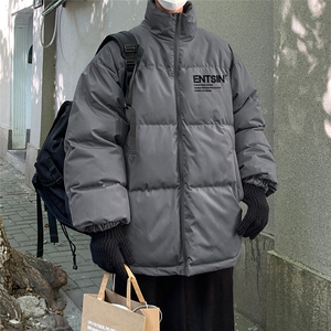 主推秋冬新款保暖立领宽松棉服外套男 MY62039特批65控99图片