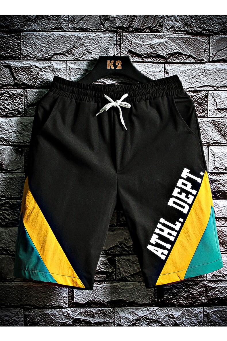 短裤男裤子韩版潮流2021夏季新款潮牌ins宽松休闲五分裤V101,男装休闲裤,星座509