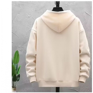 1506A/GY160/P37冬季新款上衣加绒加厚保暖连帽卫衣套头宽松2图片