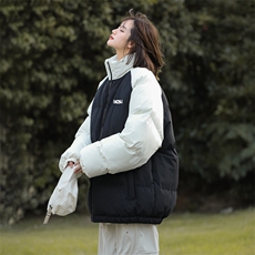 现货抖音得物可供视频三防加厚羽绒拼接棉衣外套面包棉服86626，男装棉衣，电商A486
