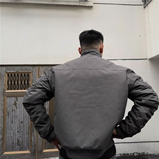夹克棉服男秋冬季防保暖男痞帅飞行棉衣男1001-1-MY59-P70，男装夹克，星座1001-1