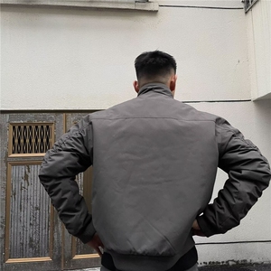 夹克棉服男秋冬季防保暖男痞帅飞行棉衣男1001-1-MY59-P70图片