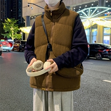 灯芯绒棉马甲男2024秋冬季新款棉衣休闲保暖加厚外套，男装棉衣，星座410-6（原星座1304-1）