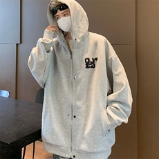 秋冬季复古小众开衫连帽卫衣拉链纽扣设计感秋季外套上衣WY162，女装短外套，星座1116A-1（原606A）