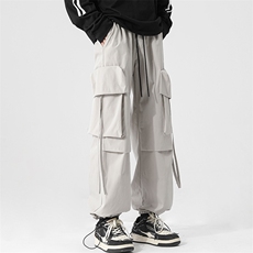 2026春季大码美式痞帅工装束脚裤男潮流阔腿长裤K1212-特P32控68，男装工装外套，电商A001