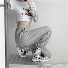 中性2023秋冬卫裤高弹健康布聚酯纤维 WK01-1特批23图片