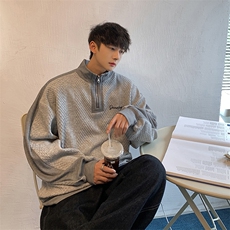 氛围感穿搭舒适百搭卫衣cityboy风宽松潮牌上衣HY183TP55控78，男装卫衣，电商A102B
