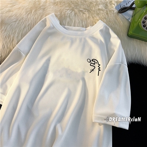 xZ116-T6025-p25-控38M-5XL小恐龙音男潮牌美式情t恤男夏季印花图片