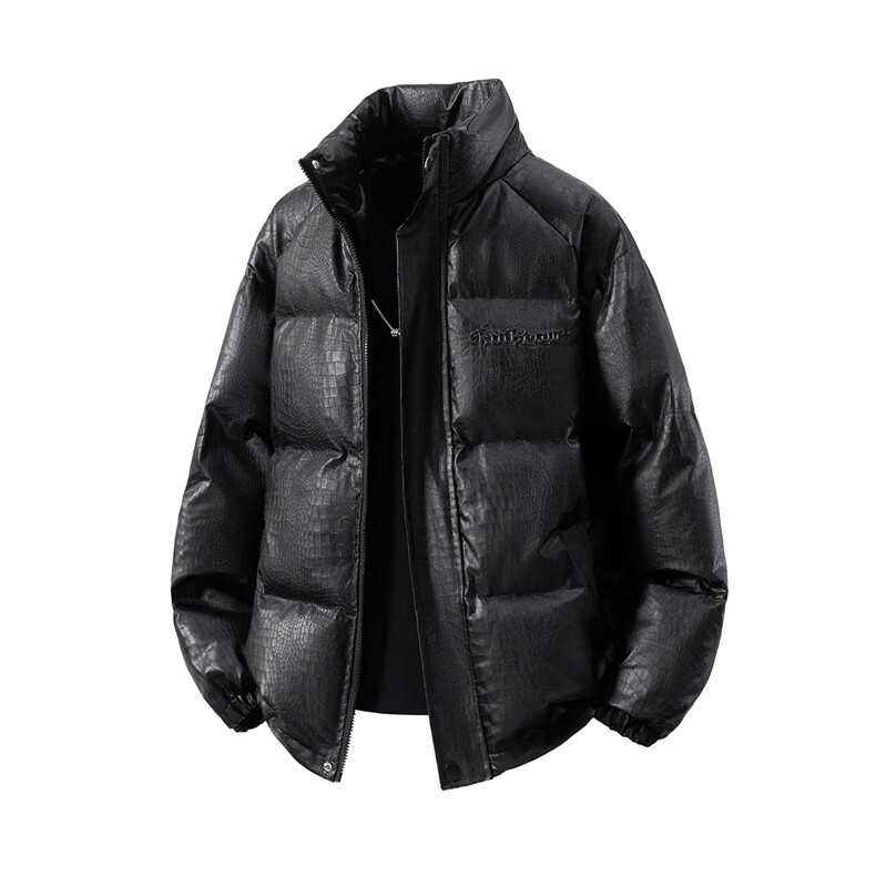 鳄鱼纹钢印字母大码M-5XL棉衣男MY77093P120控168抖音控198，男装棉衣，星座227-7