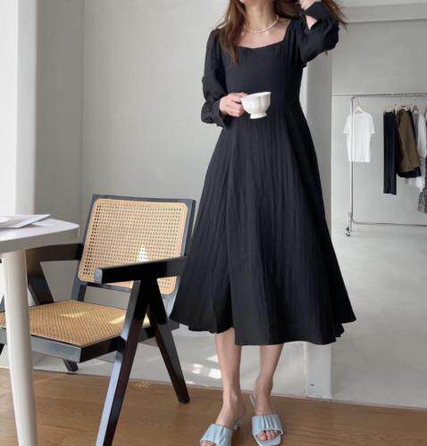 方领连衣裙，女装连衣裙，TVMV(4F)