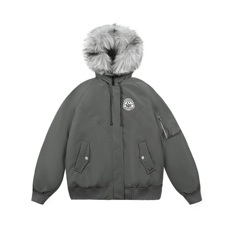 派克连帽棉服女新款冬季加厚棉衣工装外套学生棉袄潮L25099-p107,男装棉衣,星座1008