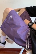 ！2025夏季新款男士激光冲孔短裤百搭宽松五分裤DK256特P25，男装休闲裤，电商B220