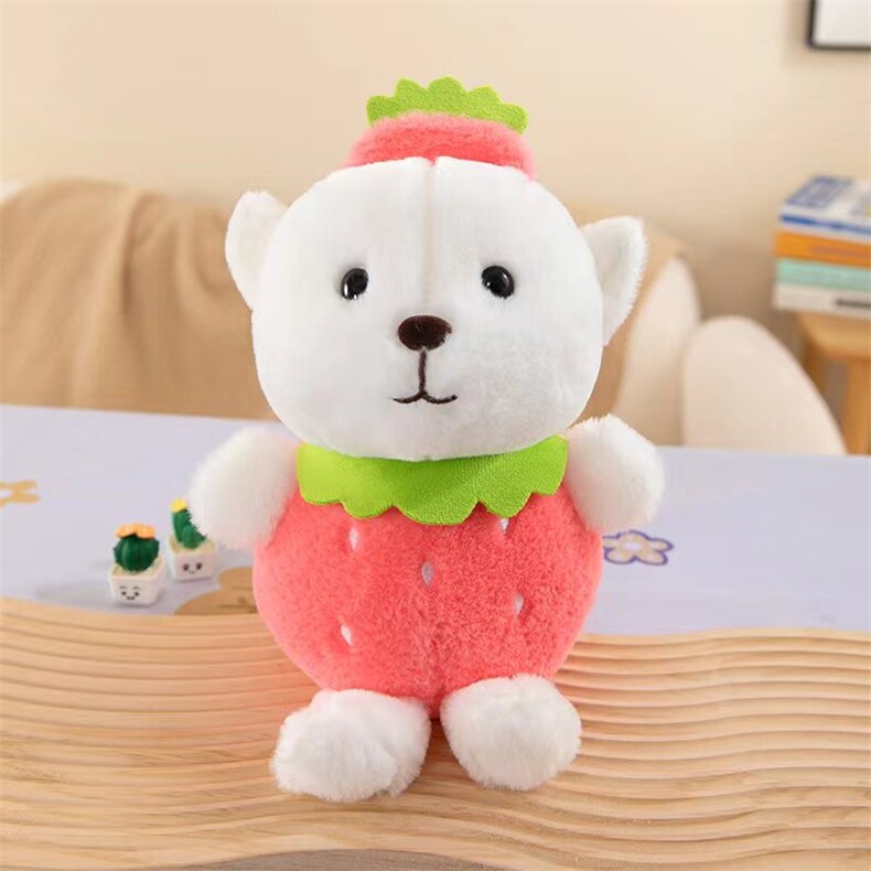 草莓小熊，朵朵毛绒玩具