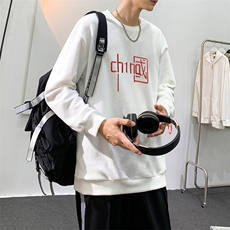跨境外贸奥粒绒保暖卫衣男港风潮牌百搭外套W2291P30，男装卫衣，星座914