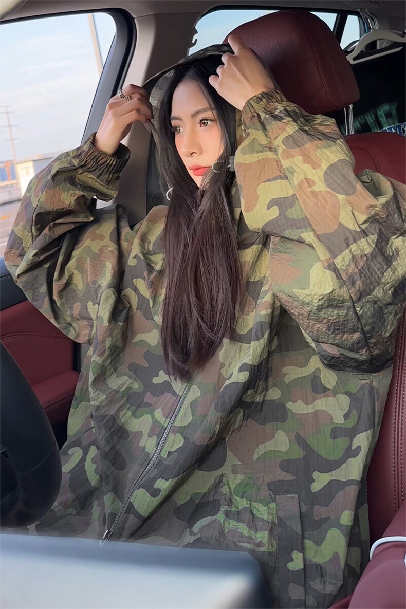 特批P80无差价夏季户外连帽迷彩男薄款冰感速干透气防晒衣J5211,男装防晒衣,电商A001