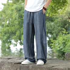 风天丝亚麻松弛感透气休闲牛仔裤星座815-8602p85，男装牛仔裤，星座815（原A203）