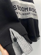 毛衣拼接卫衣，女装针织衫/毛衣，YSQ Boomboom