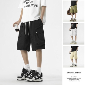 工装短裤男款运动高端裤子休闲五分中裤男K7190-P35图片