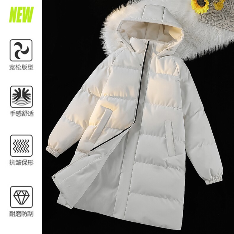 2025长款棉服新秋冬季防寒棉衣外套过膝棉袄情侣 HZ8817-P108图片