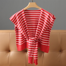 2025条纹披肩百搭时尚，围巾，九月九羊绒