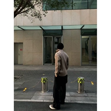 金戈铁马灰色RL半高领拉链毛衣男老钱风慵懒感加厚针织衫NB45P65，男装针织衫/毛衣，电商D256