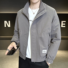 2025新款秋季夹克外套男士立领衣服潮流新品男装上衣A225-8815，男装夹克，电商A225