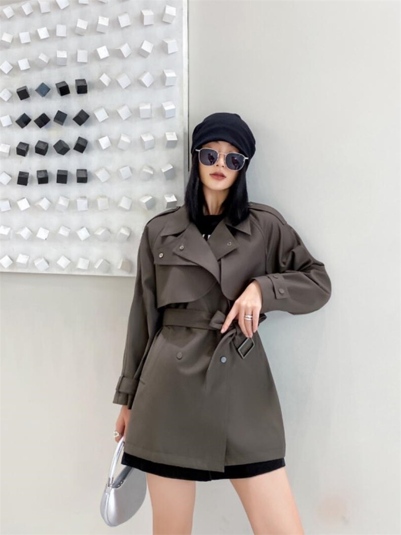 风衣外套，女装风衣，MZ 慕姿