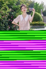 大码女装胖mm小香风盘扣蕾丝绣花连衣裙夏季假两件显瘦茶歇裙，女装套装/套裙，慕依路