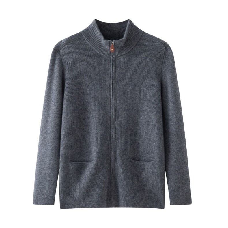 2025秋冬百搭时尚简约半高领长袖针织衫，女装针织衫/毛衣，木淼羊绒