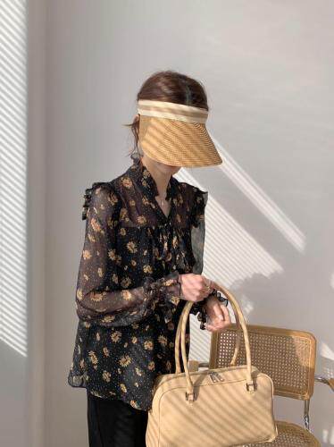 TWTIUWOO-21春季雪纺微透上衣，女装，她物