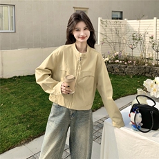 新款大货已出宽松韩系皮衣设计感外套627-p160-k259，女装短外套，2C062