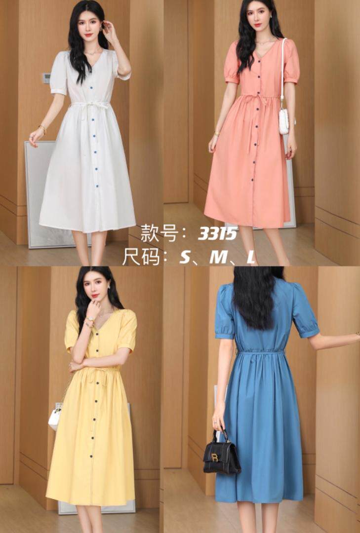 夏季新款连衣裙，女装连衣裙，百妹仟红