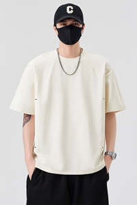 男士短袖T恤夏季新款时尚百搭休闲运动圆领半袖上衣T8771-P55控95图片