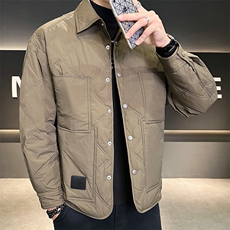 标90白鸭绒冬季店主风翻领休闲保暖羽绒服外套X8606-P260，男装羽绒服，电商A413