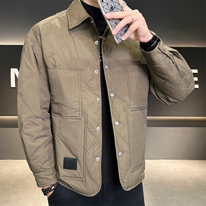 标90白鸭绒 冬季店主风翻领休闲保暖羽绒服外套X8606-P260图片