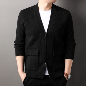 HPN-A32408秋季新款男士长袖开衫青年休闲外套服装图片