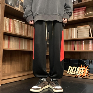 XZ616 冬季新款百搭个性潮流加绒加厚卫裤 TY428 P65控78图片