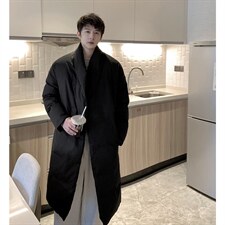 港风西装风衣高级感派克服棉衣过膝中长款棉衣男MY77948P138控198，男装风衣，星座226-1