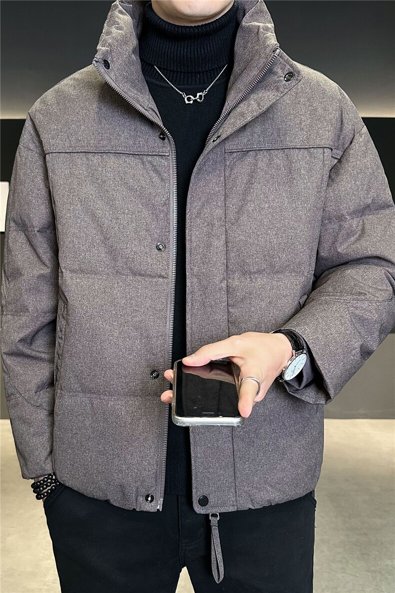 标50男士羽绒服2025新款立领加厚外套B240-YR9905-P205,男装羽绒服,电商B240