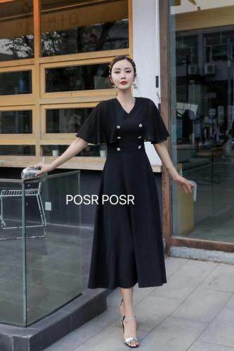 气质连衣裙，女装连衣裙，珀莎