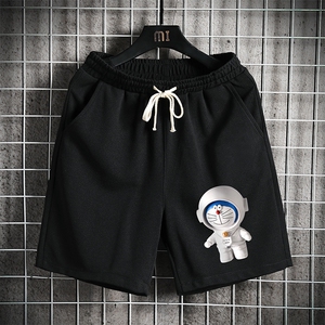 MK37233-P15 冰丝短裤男士大码宽松休闲五分裤男运动中裤 网格图片