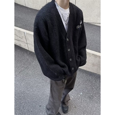 胸针徽章纽扣开衫毛衣针织衫慵懒风纯色秋冬羊毛外套MY28，男装针织衫/毛衣，星座1116A（原606A-3）
