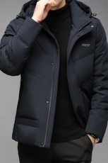 AN9837钱塘2020-3秋冬新款中老年男士商务休闲连帽羽绒服外套P268，男装羽绒服，钱塘207-3
