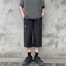 男士chic港风七分裤韩版潮牌黑暗系工装休闲短裤潮流K264-P22，男装休闲裤，星座512-2