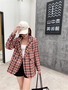 2021新品秋冬格子外套,其它,小车家