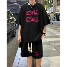 套装！华夫格套装短袖T恤短裤男TZ218-特P38，男装T恤，电商B367